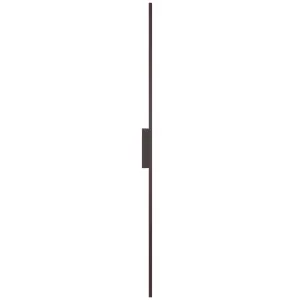Telbix Ebiza Tall Slimline Tricolour LED Exterior Wall Light Rust by Telbix, a Wall Lighting for sale on Style Sourcebook