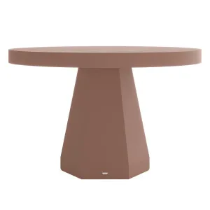 Apollo 120cm Outdoor Concrete Dining Table in Mocha Mousse by Luxo Outdoors, a Tables for sale on Style Sourcebook