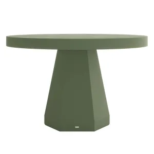 Apollo 120cm Outdoor Concrete Dining Table in Green by Luxo Outdoors, a Tables for sale on Style Sourcebook