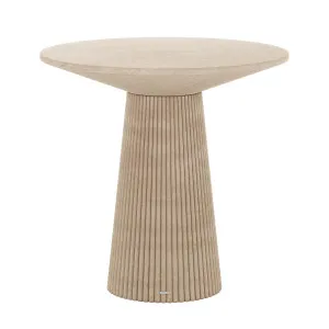 Darien 80cm Round Concrete Bistro Table in Ivory by Luxo Outdoors, a Tables for sale on Style Sourcebook