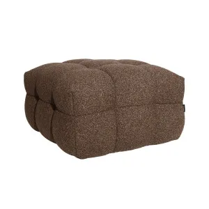 Norah Boucle Ottoman in Brown by Luxo Furniture, a Sofas for sale on Style Sourcebook