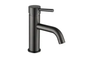 Bloom Basin Mixer Brushed Gunmetal by ADP, a Bathroom Taps & Mixers for sale on Style Sourcebook