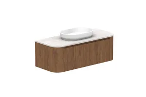Surry 1200 Wall Hung Centre Bowl, Wall Hung, Florentine Walnut by ADP, a Vanities for sale on Style Sourcebook