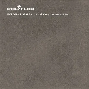 Expona Simplay - Dark Grey Concrete by Expona Simplay, a Dark Neutral Vinyl for sale on Style Sourcebook