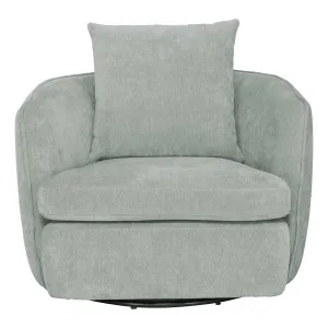 Crest Swivel Occasional Chair in Hue Green by OZ Design, a Chairs for sale on Style Sourcebook