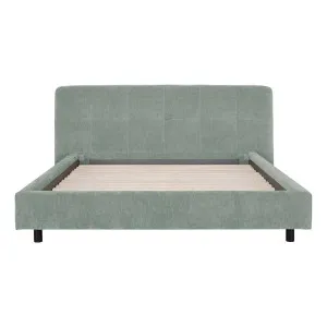 Madison King Bed Frame in Hue Green by OZ Design, a Beds & Bed Frames for sale on Style Sourcebook