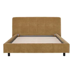 Madison Queen Bed Frame in Hue Mustard by OZ Design, a Beds & Bed Frames for sale on Style Sourcebook