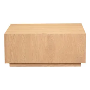 Leola Square Coffee Table 90xm in Sandblast Oak by OZ Design, a Coffee Table for sale on Style Sourcebook
