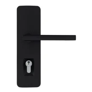 Trilock Cove Lianna Double Cylinder Entrance Lever Set in Matte Black by Gainsborough, a Door Hardware for sale on Style Sourcebook