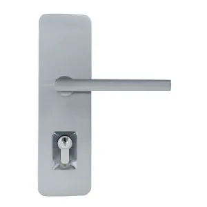Trilock Cove Lianna Double Cylinder Entrance Lever Set in Satin Chrome by Gainsborough, a Door Hardware for sale on Style Sourcebook