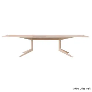 De La Espada Light Extending Table in Oak Timber 341EK by De La Espada, a Dining Tables for sale on Style Sourcebook