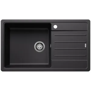 Blanco LEGRA XL 6S Single Bowl Top Mount Sink with Right Hand Drainer Silgranit Black 528066 by Blanco, a Kitchen Sinks for sale on Style Sourcebook