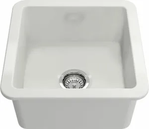 Turner Hastings Cuisine Inset-Undermount Fine Fireclay Sink Gloss White CU46FS by Turner Hastings, a Kitchen Sinks for sale on Style Sourcebook