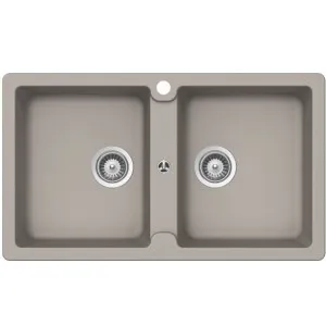 Abey Schock Typos Double Bowl Sink TN200C by Abey, a Kitchen Sinks for sale on Style Sourcebook