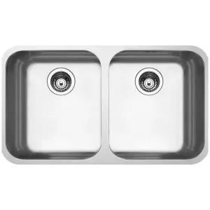 Smeg Stainless Steel Double Bowl Undermount Sink UM4545A by Smeg, a Kitchen Sinks for sale on Style Sourcebook