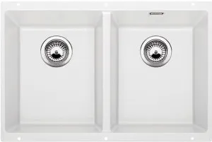 Blanco Subline Double Bowl Undermount Sink White SUB350350UWK5 by Blanco, a Kitchen Sinks for sale on Style Sourcebook