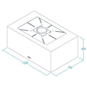 Whispair Black Paint For Island Mount Rangehood ***PAINT ONLY - DOES NOT INCLUDE RANGEHOOD*** X1P9.BL by Whispair, a Rangehoods for sale on Style Sourcebook