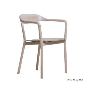 De La Espada Duet Chair with Timber Seat - Oak 753K by De La Espada, a Chairs for sale on Style Sourcebook