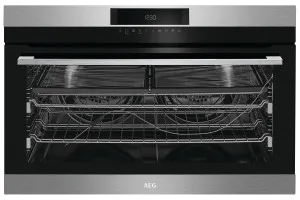 AEG 90cm Pyrolytic Built-In Oven - Stainless Steel BPK722910M by AEG, a Ovens for sale on Style Sourcebook