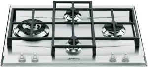 Smeg 60cm Linear Aesthetic Natural Gas Cooktop P1641XA by Smeg, a Cooktops for sale on Style Sourcebook