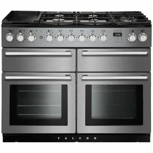 Falcon 110cm Nexus SE Freestanding Dual Fuel Oven/Stove Stainless Steeal and Chrome NEXSE110DFSS-CH by Falcon, a Cooktops for sale on Style Sourcebook