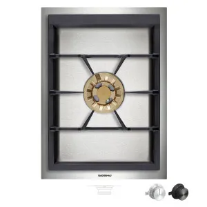 Gaggenau 38cm 400 Series Vario Natural Gas 1 Burner Cooktop - Stainless Steel VG415215AU by Gaggenau, a Cooktops for sale on Style Sourcebook