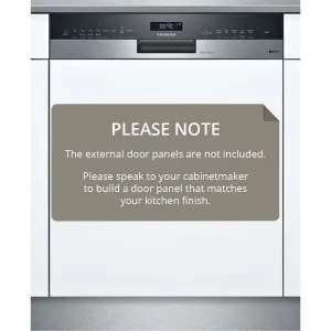 Siemens IQ500 Semi-Integrated Dishwasher with HomeConnect SN55HS01CA by Siemens, a Dishwashers for sale on Style Sourcebook