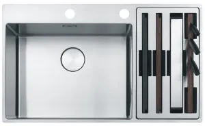 Franke Box Centre Double Bowl Sink with Small Bowl Right BWX220-54/27SBR by Franke, a Kitchen Sinks for sale on Style Sourcebook