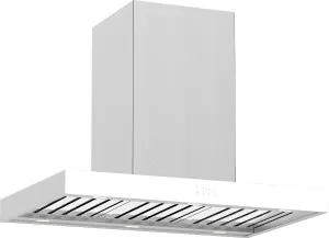 Whispair 90cm Rome Canopy Island Rangehood with Pro Inline Remote Motor X7R09W5.IP by Whispair, a Rangehoods for sale on Style Sourcebook