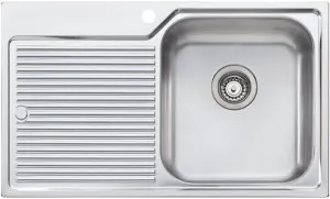 Oliveri Nu-Petite Single Bowl Left Hand Drainer Topmount Sink NP622 by Oliveri, a Kitchen Sinks for sale on Style Sourcebook