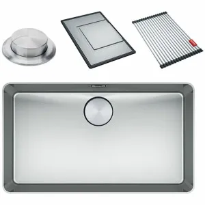 Franke Mythos 700mm Single Bowl Topmount Sink with Accessories MYX210-70FPC by Franke, a Kitchen Sinks for sale on Style Sourcebook