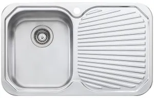 Oliveri Petite Single Bowl Right Hand Drainer Topmount Sink PE321 by Oliveri, a Kitchen Sinks for sale on Style Sourcebook