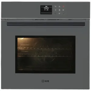 ILVE 60cm Grigio Lusso Pyrolytic Electric Built-In Oven 600SPYTCGV by Ilve, a Ovens for sale on Style Sourcebook