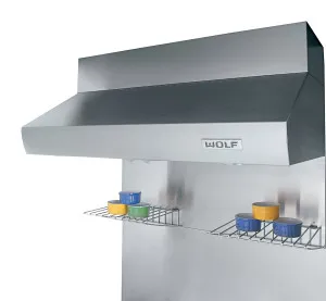 WOLF Backsplash with Racks 810432 by Wolf, a Rangehoods for sale on Style Sourcebook
