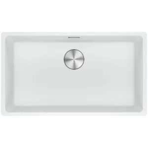 Franke Maris 720mm Single Bowl Undermount Sink with Extension Drainer Polar White MRG110-72PW-FPC by Franke, a Kitchen Sinks for sale on Style Sourcebook