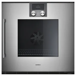 Gaggenau 60cm 200 Series Pyrolytic Built-In Oven Right Hinge - Metallic BOP220112 by Gaggenau, a Ovens for sale on Style Sourcebook