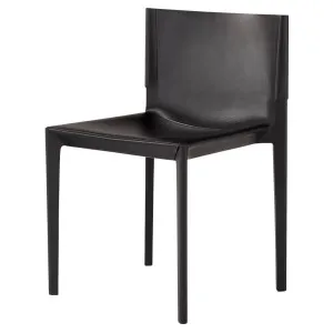 Amura Stilt 332 Chair - Black Leather and Ash AM119-332 by Amura, a Chairs for sale on Style Sourcebook