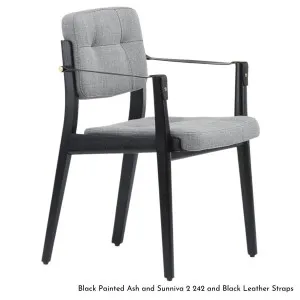 De La Espada Dining Armchair in Oak Timber - Upholstery Range A 780SKA by De La Espada, a Chairs for sale on Style Sourcebook