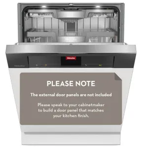 Miele Semi Integrated XXL Dishwasher with AutoDos - Obsidian Black Fascia G7939SCIXXLOBSW by Miele, a Dishwashers for sale on Style Sourcebook