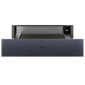 Smeg Linea 15cm Warming Drawer with Touch Controls - Neptune Grey CPRT115G by Smeg, a Ovens for sale on Style Sourcebook