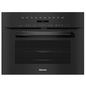 Miele 60cm PureLine Built-in Combi-Microwave Speed Oven - Obsidian Black H7240BMB by Miele, a Ovens for sale on Style Sourcebook