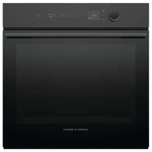 Fisher & Paykel Series 7 60cm Minimal Pyrolytic Built-In Oven Black Glass OB60SM11PLB1 by Fisher & Paykel, a Ovens for sale on Style Sourcebook
