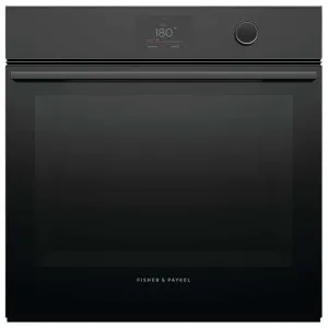 Fisher & Paykel Series 9 60cm Minimal Pyrolytic Built-in Oven Black Glass OB60SMPTDB1 by Fisher & Paykel, a Ovens for sale on Style Sourcebook
