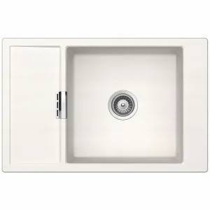 Abey Schock Mono Single Bowl Sink with Small Drainer - Day MD-100XSD by Abey, a Kitchen Sinks for sale on Style Sourcebook