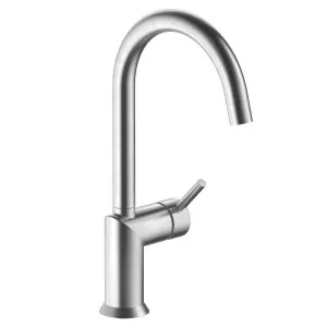 Fantini Nostromo Sink Mixer - Brushed Nickel PVD 42921855FZ by Fantini, a Kitchen Taps & Mixers for sale on Style Sourcebook