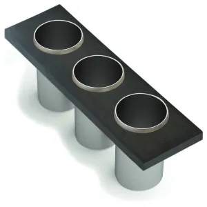 Artinox Planum Bottle or Cutlery Holder Set Paperstone Black VPB3CPA by Artinox, a Kitchen Sinks for sale on Style Sourcebook