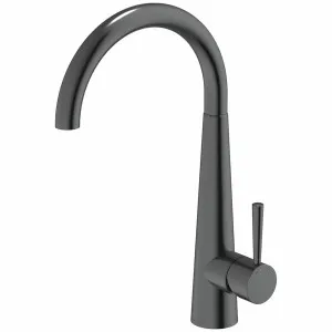 Gareth Ashton 304 Gooseneck Bar Sink Mixer BTA014-BP by Gareth Ashton, a Kitchen Taps & Mixers for sale on Style Sourcebook