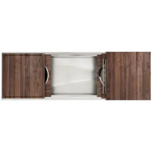 The Galley Ideal ThinTop Workstation 5S American Black Walnut IWS-5-S-TT-WA by The Galley, a Kitchen Sinks for sale on Style Sourcebook