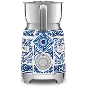 Smeg 50s Style Milk Frother Dolce & Gabbana Blu Mediterraneo MFF01DGBAU by Smeg, a Espresso Machines for sale on Style Sourcebook