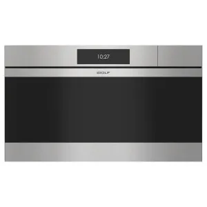 WOLF M Series Contemporary 76cm Handleless Convection Steam Oven - Stainless Steel ICBCSO3050CMS by Wolf, a Ovens for sale on Style Sourcebook